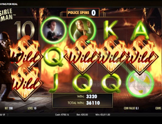 Des free spins de folie, 3600€ de gain au total !!