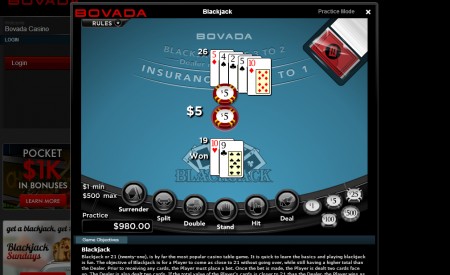 Bovada Casino aperçu