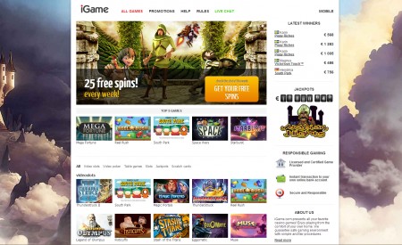 iGame Casino aperçu