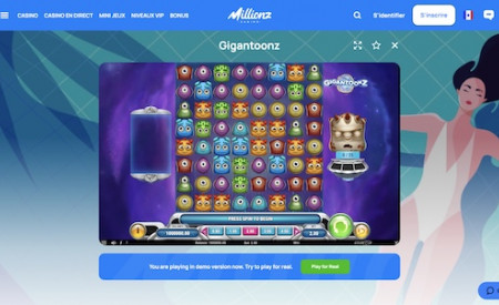 Millionz Casino aperçu