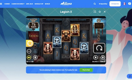 Millionz Casino aperçu