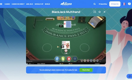 Millionz Casino aperçu