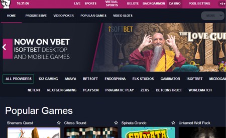 Vbet Casino aperçu