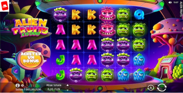 Aliens Fruits, nouvelle slot BGaming sur une épopée extra-terrestre !