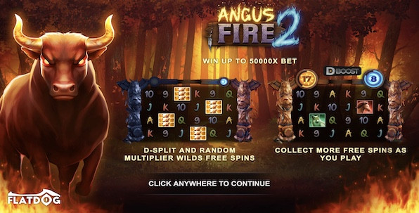 Angus Fire 2 : Nouvelle slot FlatDog de qualité !