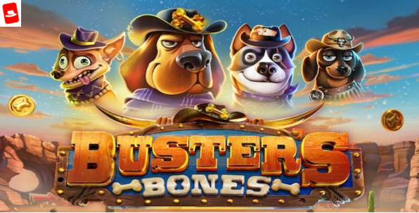 Machine à sous Buster’s Bones de NetEnt : le Far West version toutou !