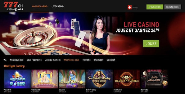 Les nouveautés à découvrir sur le casino en ligne suisse Casino777.ch