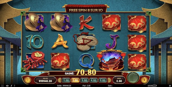 Celebration of Wealth : Quatre modes de free spins et quatre niveaux de jackpots !