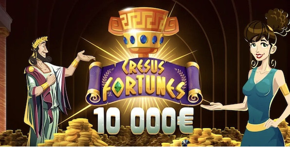 Cresus Casino lance sa propre machine à sous et offre 10,000€ à 40 de ses joueurs !