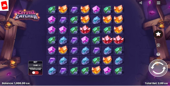 Crystal Catcher, nouvelle slot Push Gaming sur une quête de métaux précieux