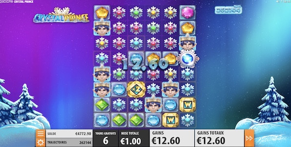 Crystal Prince, la nouvelle slot Quickspin avec 117,649 lignes gagnantes potentielles !