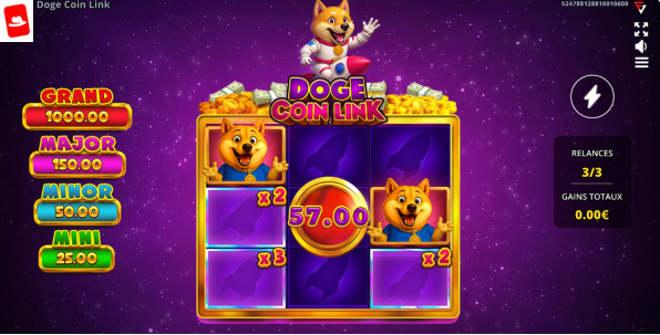 Doge Coin Link : Partant d'un Meme Crypto, cette machine à sous a de quoi plaire !