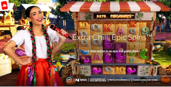 Extra Chilli Epic Spins, nouveau jeu de casino Live provenant d'un classique !