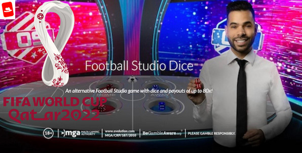 Coupe du Monde 2022 : Evolution sort une nouvelle variante Live FootBall Studio Dice