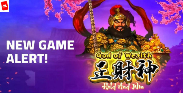 Une machine à sous riche en fonctionnalités bonus avec God of Wealth: Hold and Win