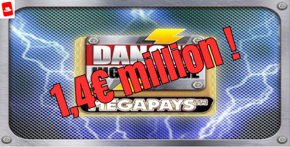 Un heureux joueur d’Unibet a remporté un jackpot Megapays de 1,4 million d’euros !