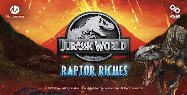 Jurassic World s'invite de nouveau dans le monde des machines à sous en ligne avec Jurassic World: Raptor Riches