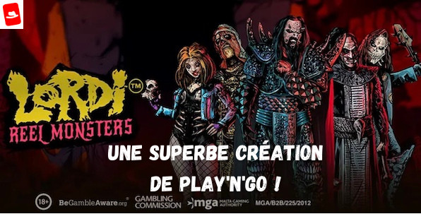 Lordi Reel Monsters, une magnifique machine à sous Rock'n'roll par Play'n GO !