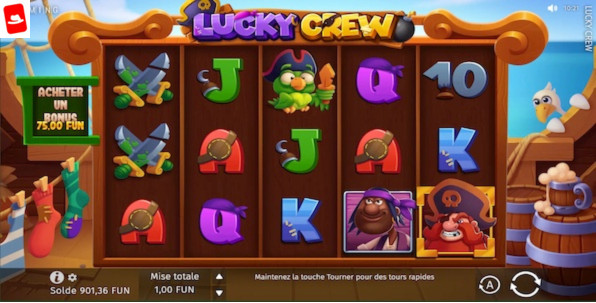 Lucky Crew, une nouvelle machine à sous de pirates sur les casinos BGaming