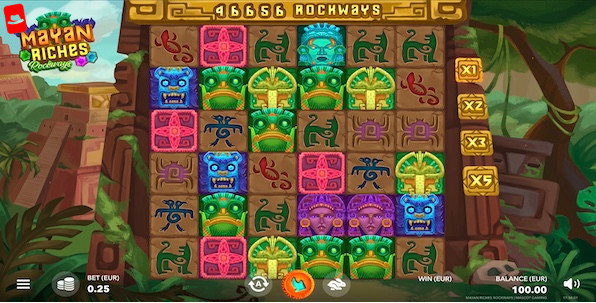 Mayan Riches Rockways, nouvelle slot Mascot aux airs de Gonzo's Quest