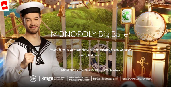 Monopoly Big Baller : Evolution lance une variante de bingo en ligne sur fond de Monopoly !