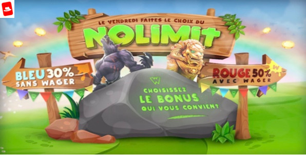 L'offre No Limit du casino WinOui à découvrir le vendredi !