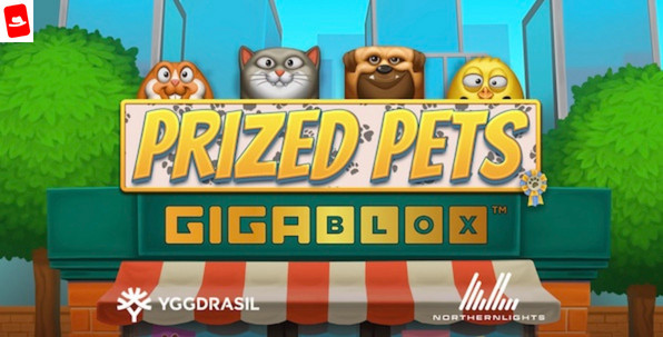 Prized Pets Gigablox : une machine à sous pour les amoureux des animaux