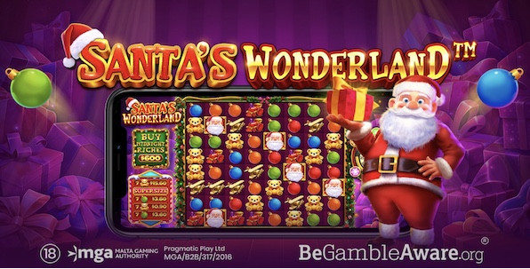 Santa's Wonderland : l'univers des fêtes et de Noël à travers cette superbe machine à sous Pragmatic