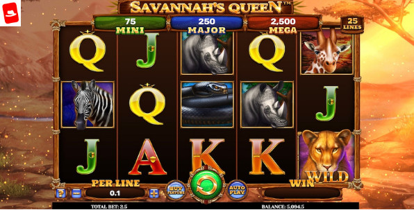 Savannah’s Queen, superbe machine à sous sur les casinos en ligne Spinomenal