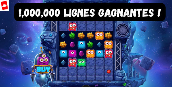 Space Miners, nouvelle slot Relax Gaming avec un très grand nombre de lignes gagnantes maximum !