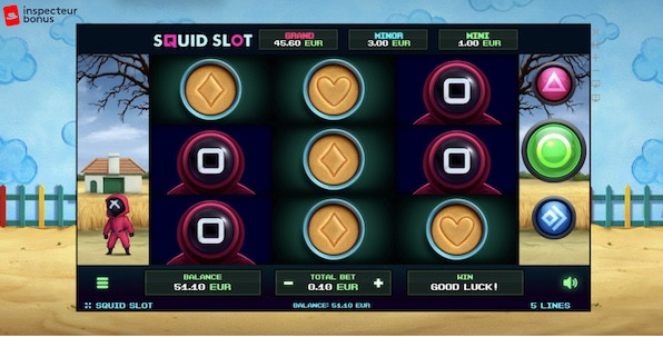 Le jeu de casino Squid Slot est-il à la hauteur de la série Netflix ?