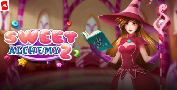 Sweet Alchemy 2 : le retour de la magicienne aux mille et un bonbons sur les casinos en ligne Play’n GO ! 