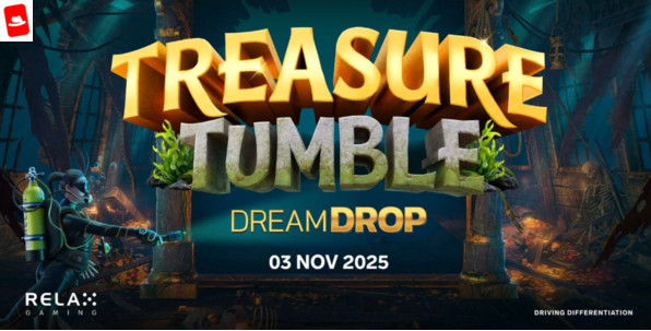 Treasure Tumble Dream Drop : la chasse au trésor sous-marine de Relax Gaming a débuté !