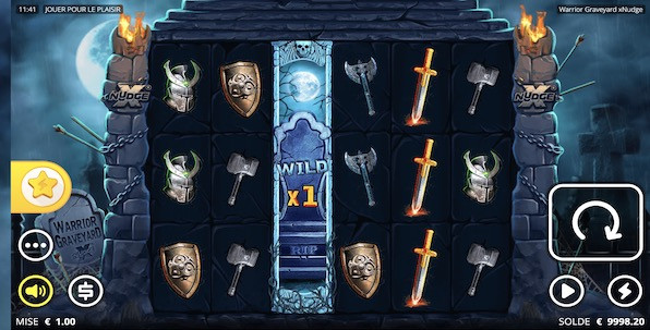 Warrior Graveyard xNudge, nouvelle slot Nolimit City qui propose une sortie au cimetière...