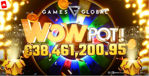 Casino en ligne : Nouveau record de jackpot progressif grâce à WowPot qui valide 38,4€ millions !