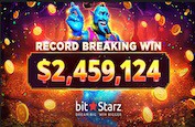 Nouveau record validé pour Bitstarz ! Un joueur rafle 2,4$ millions de gains