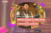 Bonus Exclusif : 250 Free Spins avec le premier dépôt sur Cadoola