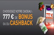 777€ de bonus et fin du calendrier de l'Avent sur Casino777