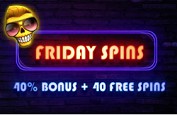 Friday Spins sur Magical Spin : 40% de bonus sans condition de mises