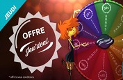 Offre Jeu'Deal de 20 free spins sur OscarBianca aujourd'hui jeudi 6 juillet