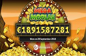 Nouveau record du monde confirmé pour le jackpot à 18,9€ millions de Mega Moolah !