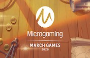 Le programme chargé de Microgaming en mars