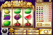 De l'or et les codes des bandits manchots, bienvenue sur Midas Touch de Rival Gaming