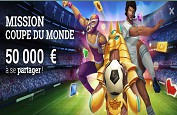 50,000€ à se partager avant la Finale de la Coupe du Monde !