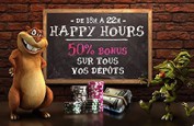 Happy Hours à 50% sur Monsieur Vegas ce vendredi soir