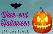 Gros cashback d'Halloween pour Monsieur Vegas tout le week-end